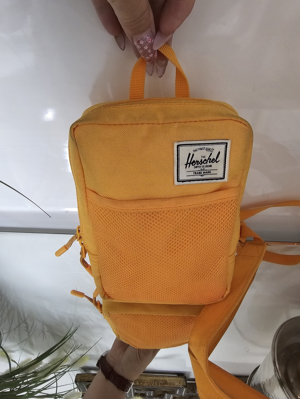 Herschel Supply Company Bright Orange Crossbody Sling